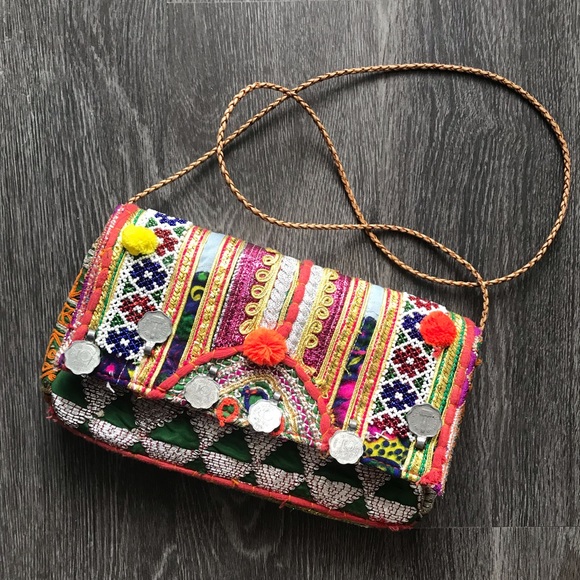 Colorful Purse from India - Picture 1 of 4